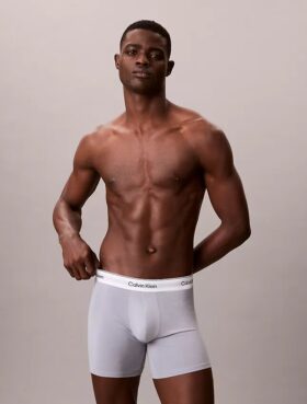 Boxer Icon in cotone Cotton Stretch, confezione da 3 Boxer aderenti