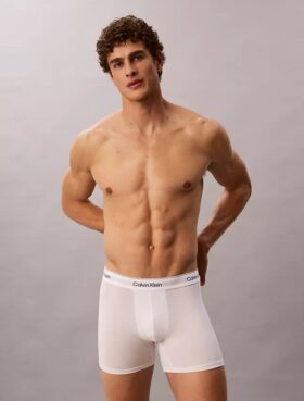 Boxer Icon in cotone Cotton Stretch, confezione da 3 Boxer aderenti