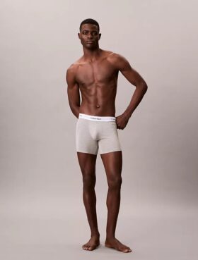 Boxer Icon in cotone Cotton Stretch, confezione da 3 Boxer aderenti