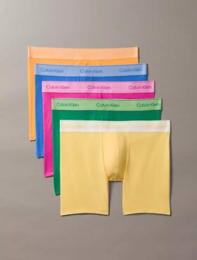 Boxer Icon in cotone Cotton Stretch Pride, confezione da 5 Boxer aderenti