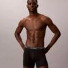 Boxer Icon in Cotton Stretch metallizzato, confezione da 3 Boxer aderenti
