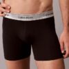 Boxer Icon in Cotton Stretch metallizzato, confezione da 3 Boxer aderenti