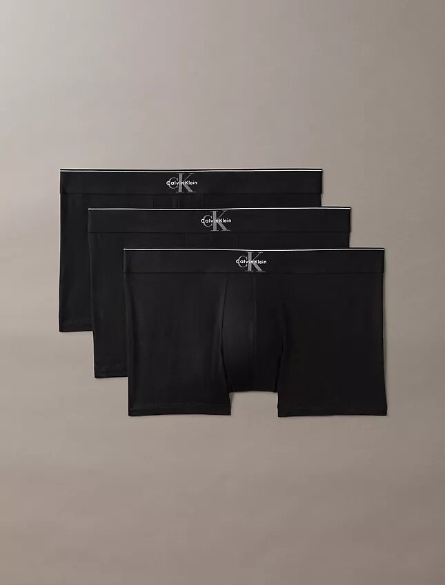 Boxer in cotone Cotton Stretch con Monogram grafico, confezione da 3 Boxer in cotone Cotton Stretch con Monogram grafico, confezione da 3