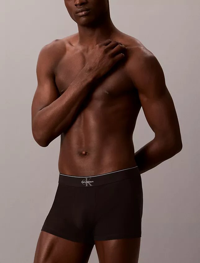 Boxer in cotone Cotton Stretch con Monogram grafico, confezione da 3 Boxer in cotone Cotton Stretch con Monogram grafico, confezione da 3