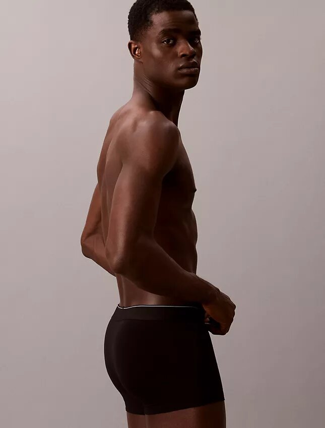Boxer in cotone Cotton Stretch con Monogram grafico, confezione da 3 Boxer in cotone Cotton Stretch con Monogram grafico, confezione da 3