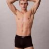 Boxer Low Rise Trunk in microfibra con grafica Monogram Boxer Low Rise Trunk in microfibra con grafica Monogram
