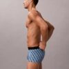 Boxer Low Rise Trunk in microfibra con grafica Monogram Boxer Low Rise Trunk in microfibra con grafica Monogram