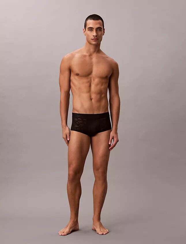 Boxer Low Rise Trunk in microfibra con pizzo Boxer Low Rise Trunk in microfibra con pizzo