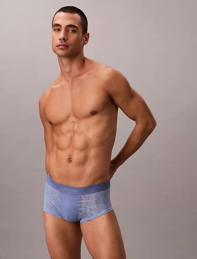 Boxer Low Rise Trunk in microfibra con pizzo Boxer Low Rise Trunk in microfibra con pizzo
