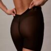 Boyshort minimalista in rete con retro basso Boyshort minimalista in rete con retro basso