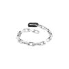Bracciale a catena a maglie scolpite Bracciale a catena a maglie scolpite