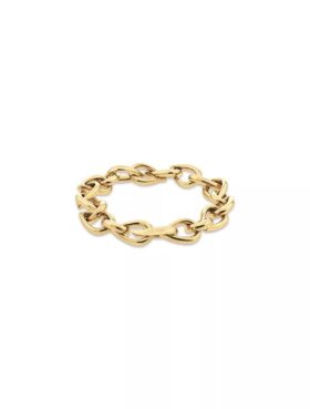 Bracciale a maglie scultoree