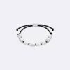 Bracciale con perline a forma di rettangolo organico Bracciale con perline a forma di rettangolo organico