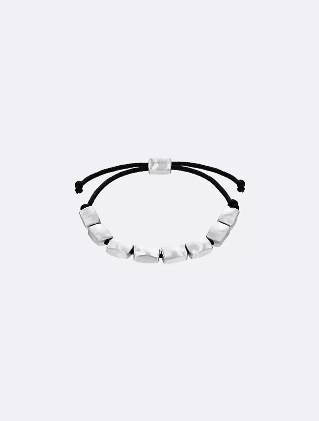 Bracciale con perline a forma di rettangolo organico Bracciale con perline a forma di rettangolo organico