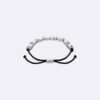 Bracciale con perline a forma di rettangolo organico Bracciale con perline a forma di rettangolo organico