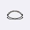 Bracciale con perline a forma di rettangolo organico Bracciale con perline a forma di rettangolo organico