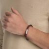 Bracciale con perline curve