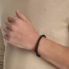 Bracciale con perline curve