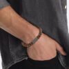 Bracciale con perline quadrate Bracciale con perline quadrate