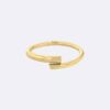 Bracciale rigido rotondo scultoreo Bracciale rigido rotondo scultoreo