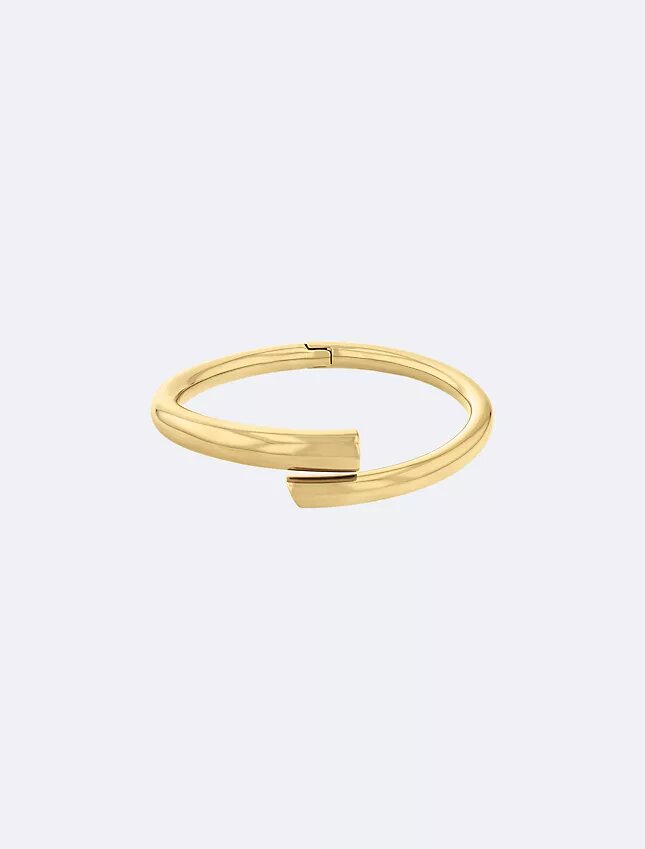 Bracciale rigido rotondo scultoreo Bracciale rigido rotondo scultoreo