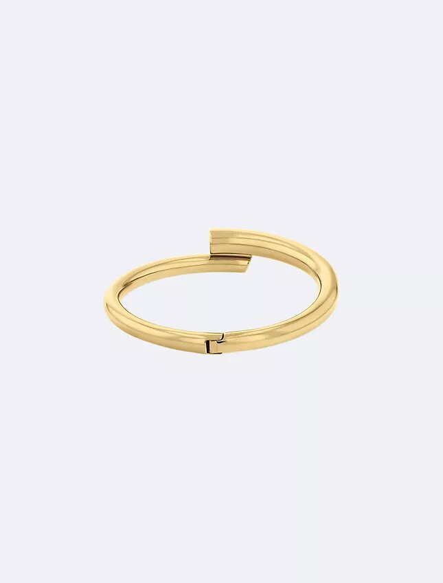 Bracciale rigido rotondo scultoreo Bracciale rigido rotondo scultoreo