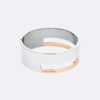 Bracciale rigido scultoreo con chiusura a cerniera Bracciale rigido scultoreo con chiusura a cerniera