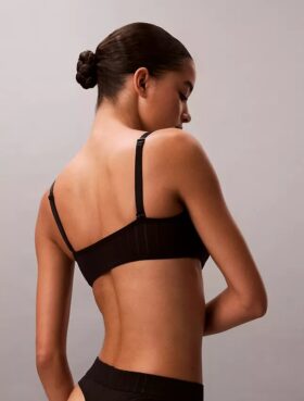 Bralette a fascia Heritage Classic in misto cotone Cotton Stretch con leggera fodera