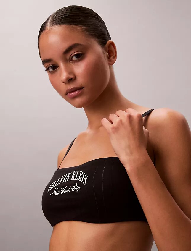 Bralette a fascia Heritage Classic in misto cotone Cotton Stretch con leggera fodera Bralette a fascia Heritage Classic in misto cotone Cotton Stretch con leggera fodera