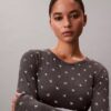 Bralette a maniche lunghe leggermente foderata in cotone Modal Icon
