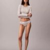 Bralette a maniche lunghe leggermente foderata in cotone Modal Icon