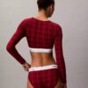 Bralette a maniche lunghe leggermente foderata in cotone Modal Icon