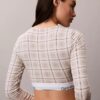 Bralette a maniche lunghe leggermente foderata in cotone Modal Icon