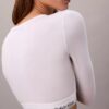 Bralette a maniche lunghe leggermente foderata in cotone Modal Icon