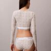 Bralette a maniche lunghe leggermente foderata in cotone Modal Icon