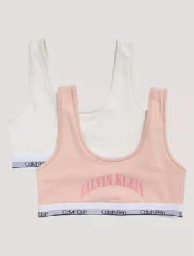 Bralette con grafica del logo ad arco, confezione da 2