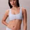 Bralette da bagno con monogramma grafico