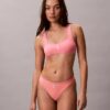 Bralette da bagno con monogramma grafico