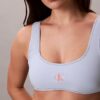 Bralette da bagno con monogramma grafico