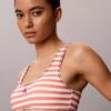 Bralette da bagno con monogramma grafico