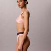 Bralette da bagno con monogramma grafico