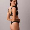 Bralette da bagno con monogramma grafico