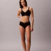 Bralette elasticizzata in Microfiber con Monogram grafico e leggera fodera Bralette elasticizzata in Microfiber con Monogram grafico e leggera fodera