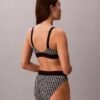 Bralette elasticizzata in Microfiber con Monogram grafico e leggera fodera Bralette elasticizzata in Microfiber con Monogram grafico e leggera fodera
