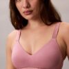 Bralette Icon in cotone e Modal con effetto metallico e fodera leggera