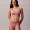 Bralette Icon in cotone e Modal con effetto metallico e fodera leggera