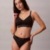 Bralette Icon in cotone e Modal con effetto metallico e fodera leggera