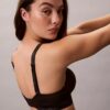 Bralette Icon in cotone e Modal con effetto metallico e fodera leggera