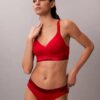 Bralette Icon in cotone e Modal con effetto metallizzato