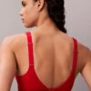 Bralette Icon in cotone e Modal con effetto metallizzato